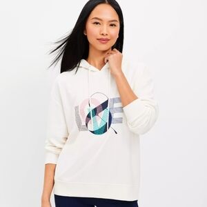 Lou & Grey Love Cozy Hoodie Size L